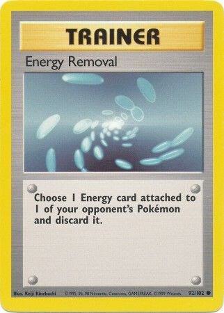 Energy Removal - Base Set: Unlimited - 92/102