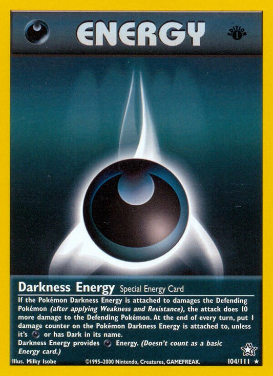 Darkness Energy - Neo Genesis: First Edition - 104/111