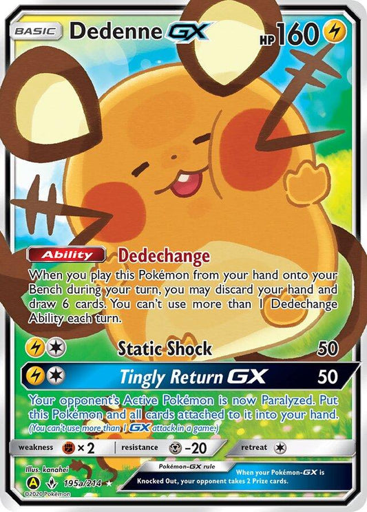 Dedenne GX - Unbroken Bonds: Sealed 195a/214