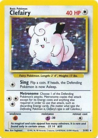 Clefairy - Base Set: Unlimited - 5/102