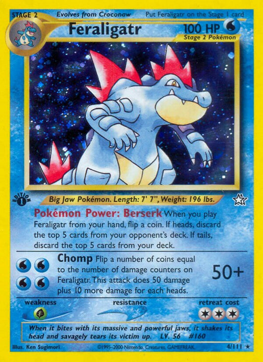 Feraligatr - Neo Genesis: First Edition - 4/111