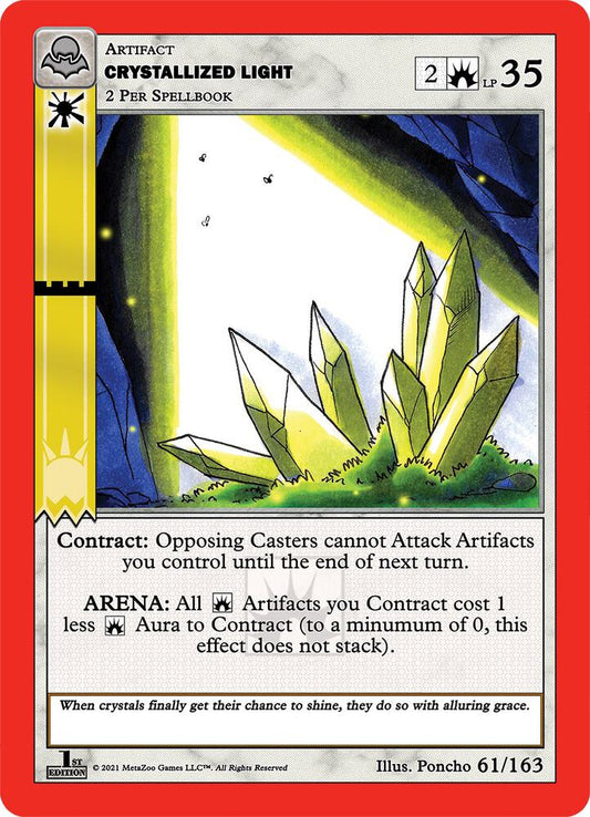 Crystallized Light - Nightfall: First Edition - 61/163