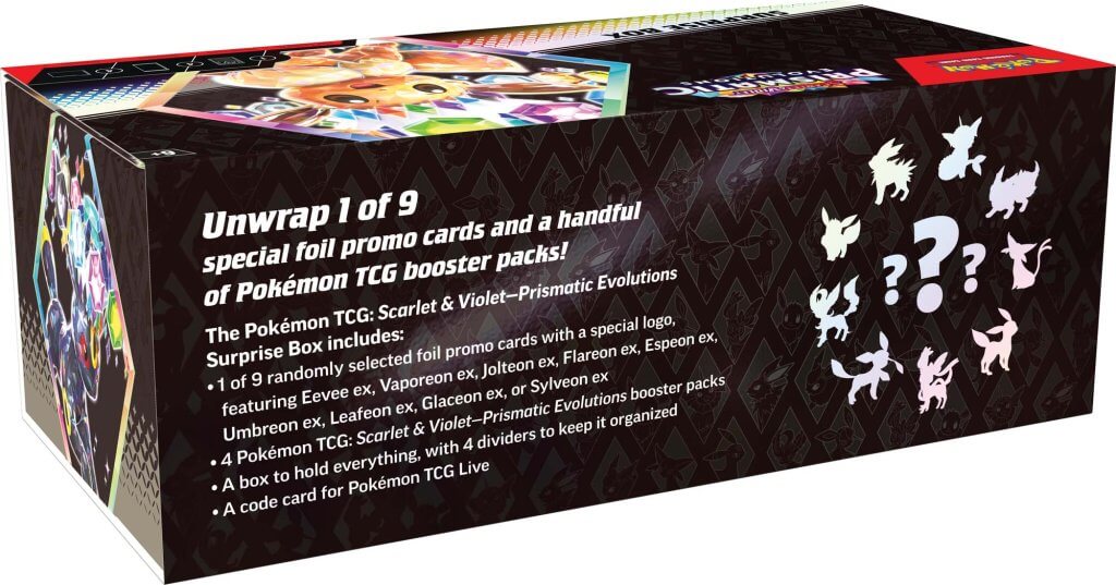 POKÉMON TCG: Prismatic Evolutions Surprise Box