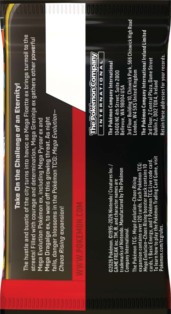 Chaos Rising Booster Pack (PRE ORDER)!!