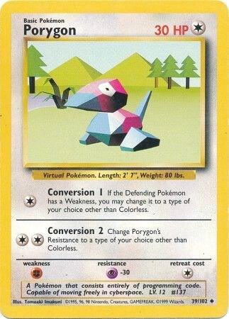 Porygon - Base Set: Unlimited - 39/102