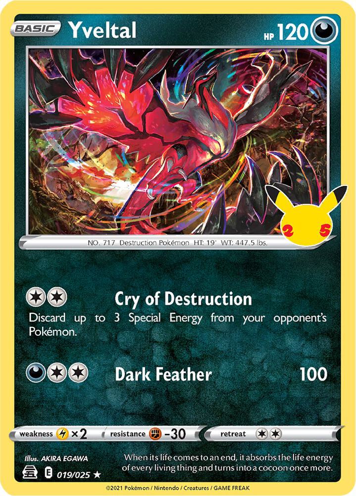 Yveltal - Celebrations: 19/25