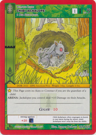 Chibi Jackalope - Wilderness: First Edition - 43/165