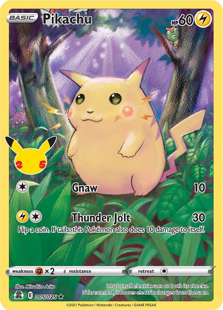 Pikachu - Celebrations: 5/25