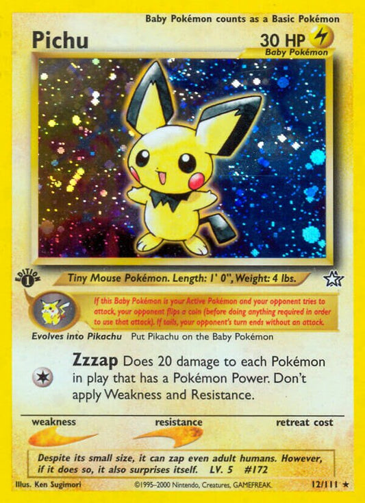 Pichu - Neo Genesis: First Edition - 12/111