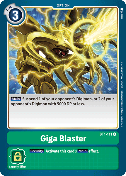 Giga Blaster - Release Booster Ver 1.0