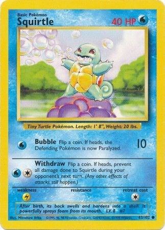 Squirtle - Base Set: Unlimited - 63/102