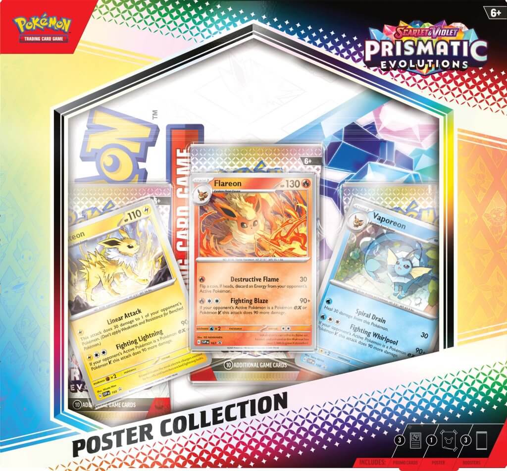 POKÉMON TCG: Prismatic Evolutions Poster Collection