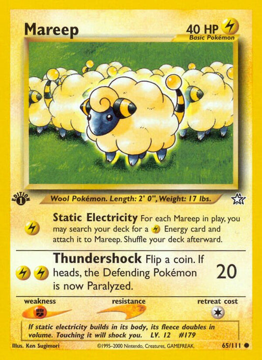 Mareep - Neo Genesis: First Edition - 65/111