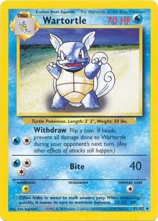Wartortle - Base Set: Unlimited - 42/102