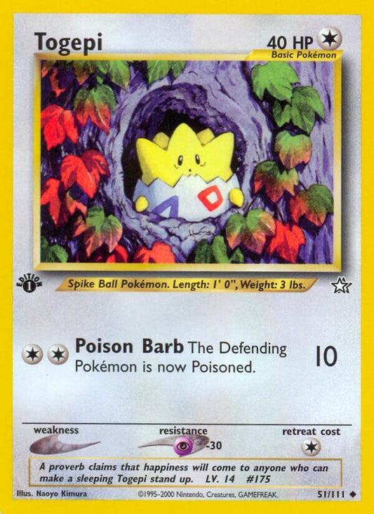 Togepi - Neo Genesis: First Edition - 51/111