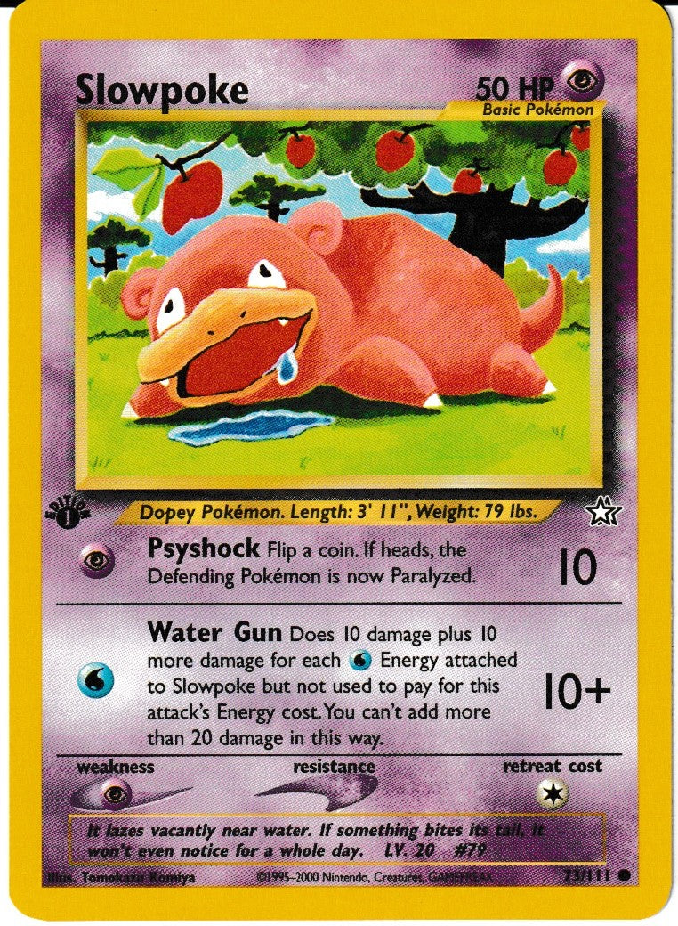 Slowpoke - Neo Genesis: First Edition - 73/111
