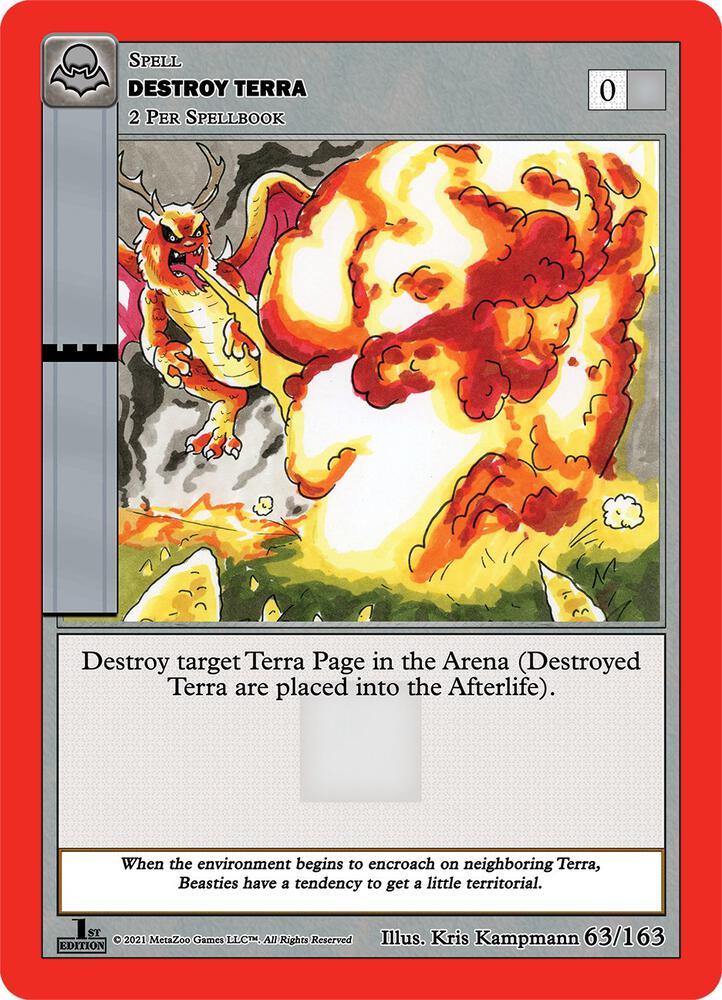 Destroy Terra - Nightfall: First Edition - 63/163