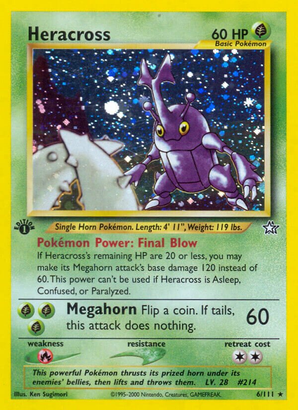 Heracross - Neo Genesis: First Edition - 6/111