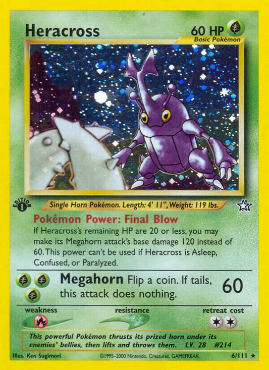 Heracross - Neo Genesis: First Edition - 6/111