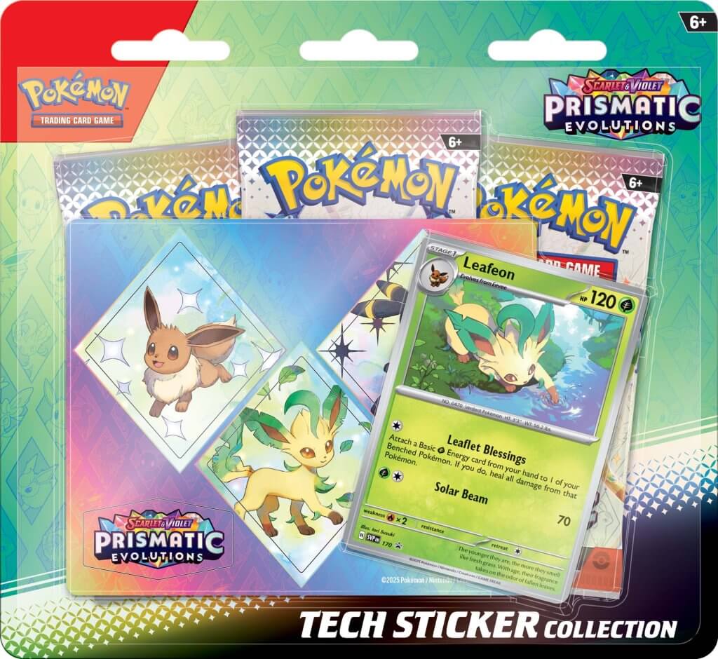 POKÉMON TCG: Prismatic Evolutions Tech Sticker Collection