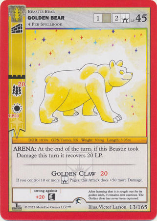 Golden Bear - Wilderness: First Edition - 13/165