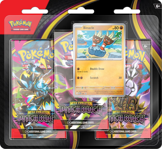 Pokémon TCG: Pitch Black Three Booster Blister (PRE ORDER AVAILABLE IN-STORE ONLY)!!