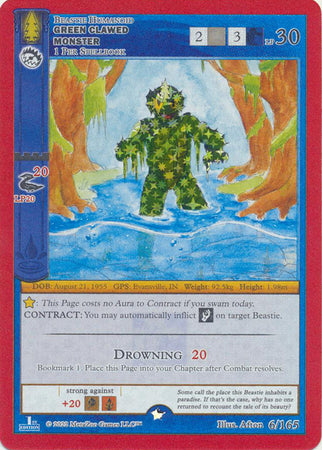Green Clawed Monster - Wilderness: First Edition - 6/165