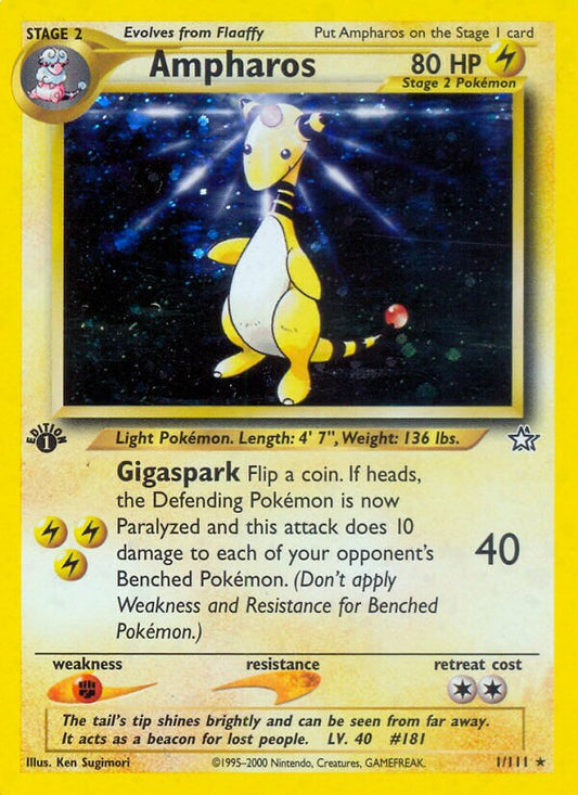 Ampharos - Neo Genesis: First Edition - 1/111