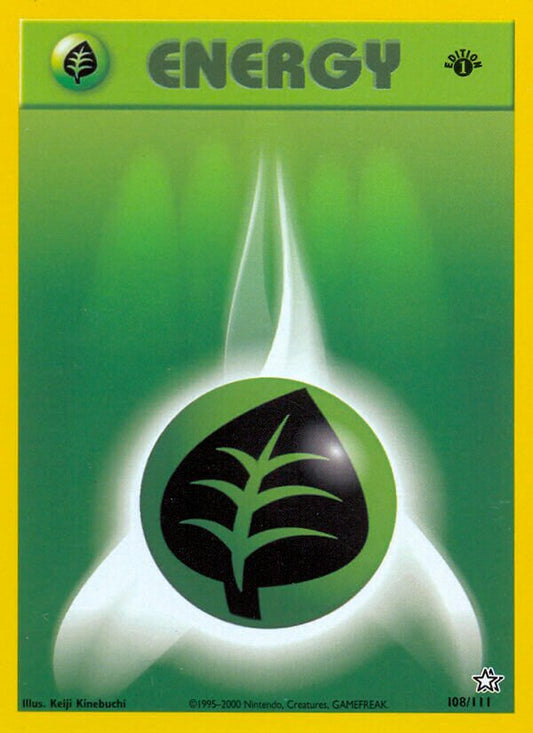 Grass Energy - Neo Genesis: First Edition - 108/111