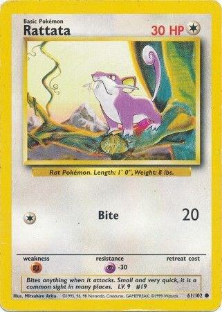 Rattata - Base Set: Unlimited - 61/102