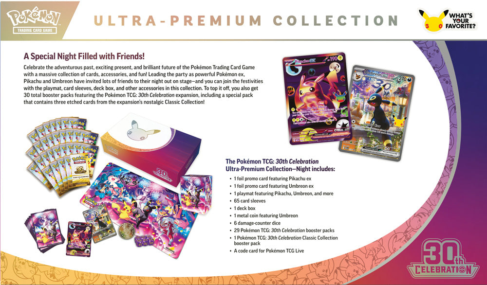 Pokémon TCG: 30th Celebration Ultra-Premium Collection Day / Night (PRE ORDER)!!
