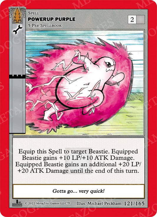 Powerup Purple - Wilderness: First Edition - 121/165