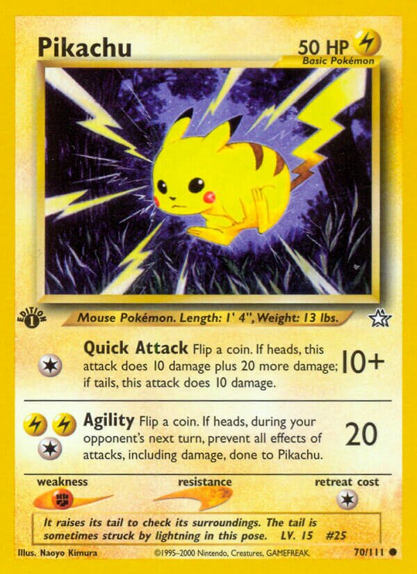 Pikachu - Neo Genesis: First Edition - 70/111