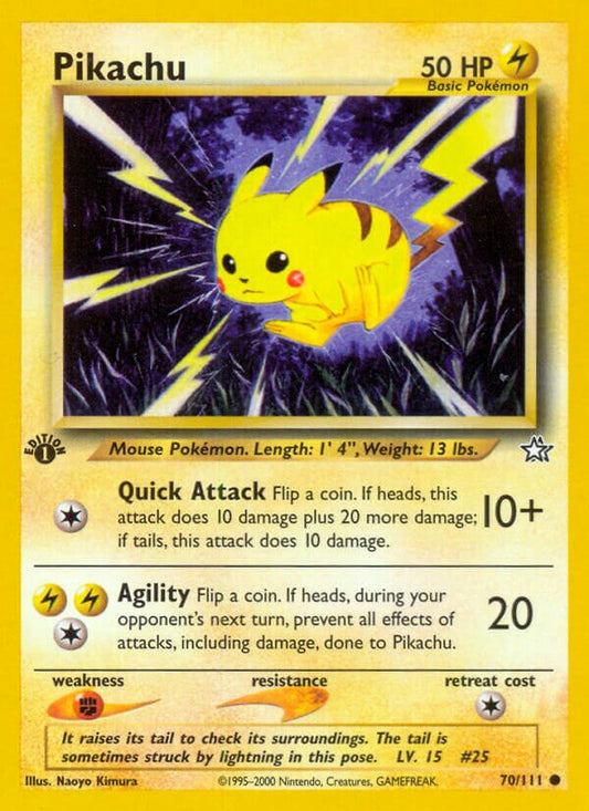 Pikachu - Neo Genesis: First Edition - 70/111
