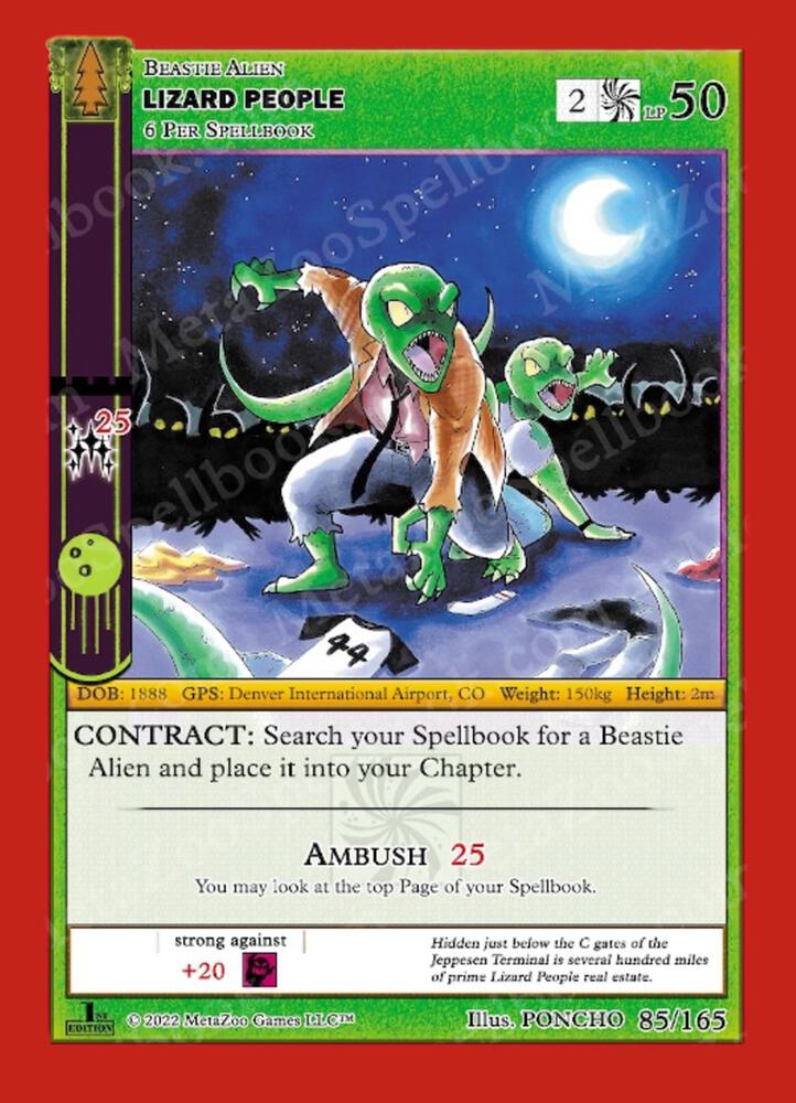 Lizard People - Wilderness: First Edition - 85/165
