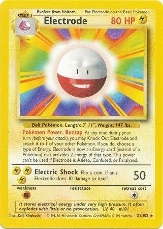 Electrode - Base Set: Unlimited - 21/102