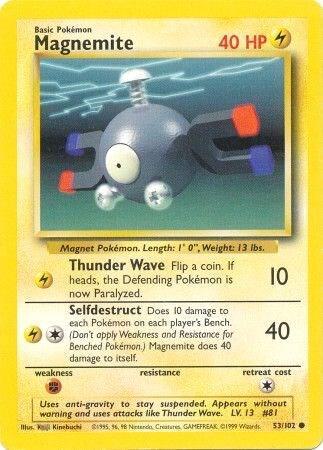 Magnemite - Base Set: Unlimited - 53/102