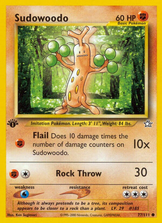 Sudowoodo - Neo Genesis: First Edition - 77/111