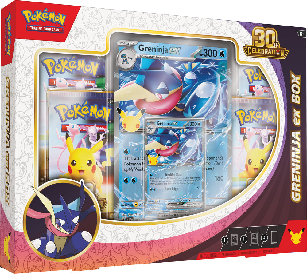 Pokemon TCG: 30th Celebration Sylveon ex Box / Greninja ex Box (PRE ORDER)!!