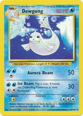 Dewgong - Base Set: Unlimited - 25/102
