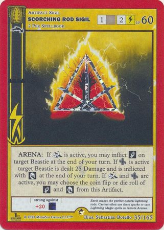 Scorching Rod Sigil - Wilderness: First Edition - 35/165