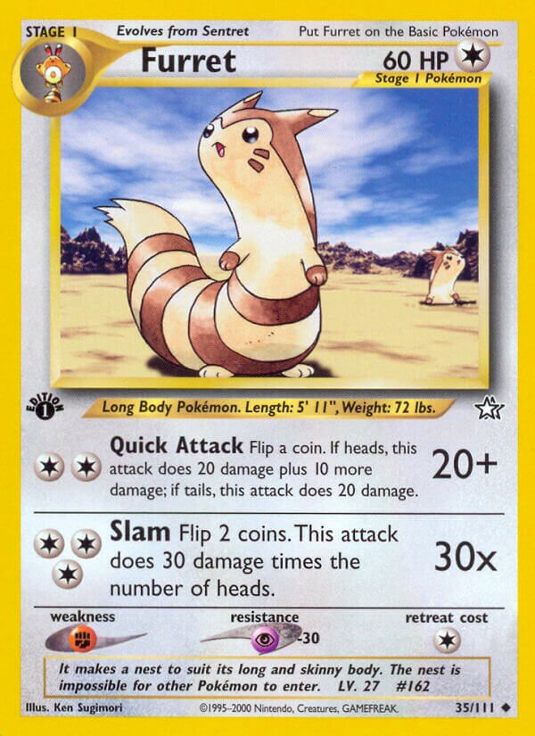 Furret - Neo Genesis: First Edition - 35/111