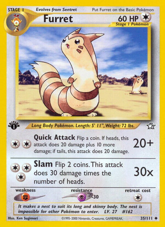 Furret - Neo Genesis: First Edition - 35/111