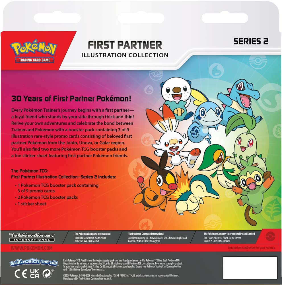Pokémon TCG: First Partner Illustration Collection - Series 2 (AVAILABLE IN-STORE ONLY)!!