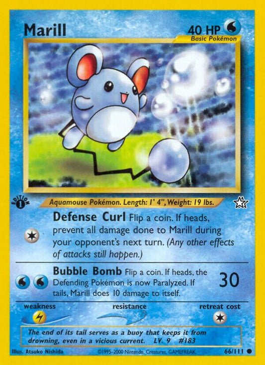 Marill - Neo Genesis: First Edition - 66/111