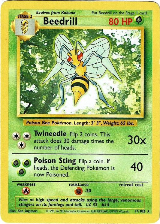 Beedrill - Base Set: Unlimited - 17/102