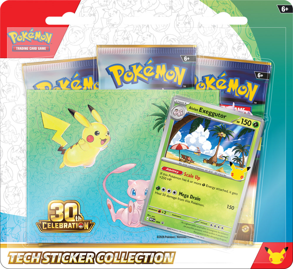 Pokémon TCG: 30th Celebration Tech Sticker Collection (PRE ORDER)!!