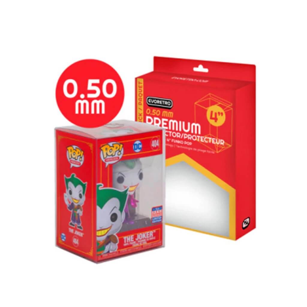 EVORETRO PREMIUM Funko Pop Plastic Protector for 4 Inch  0,50 10-pack