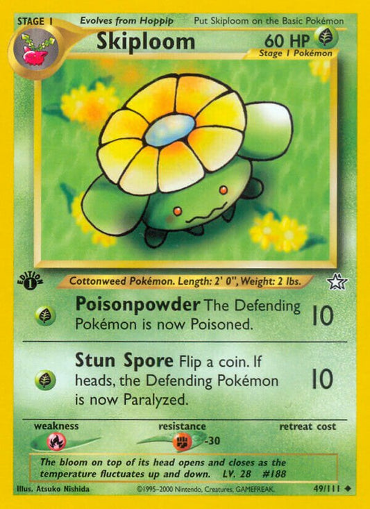 Skiploom - Neo Genesis: First Edition - 49/111