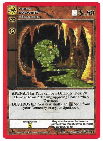 Stalactites - Nightfall: First Edition - 30/163